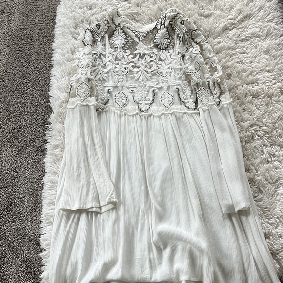Altar’d State White Embellished and Embroidered Dress - Picture 6 of 6